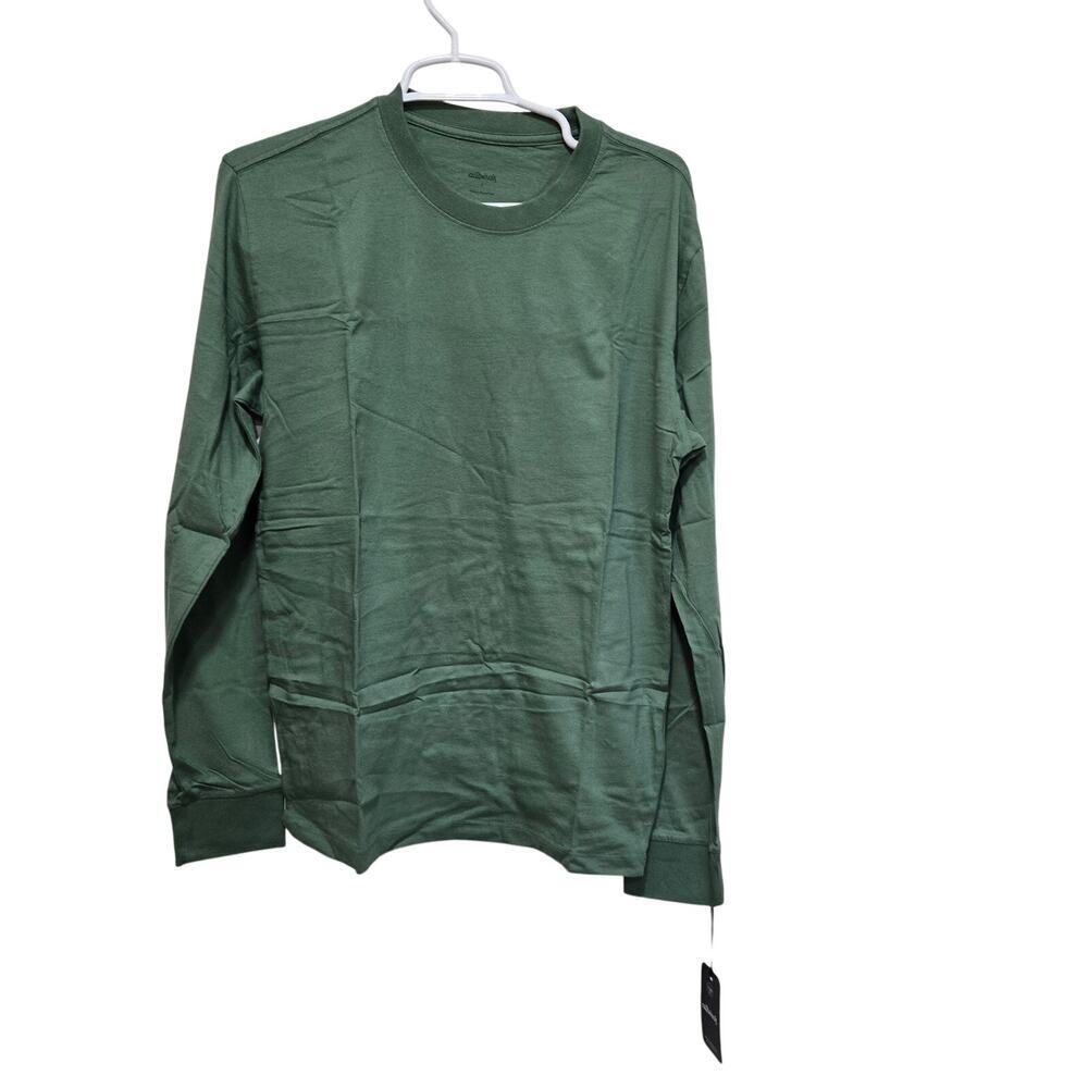 Allbirds Cotton Long Sleeve Tee Hazy Cargo Small - Picture 1 of 5